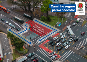 Pedestres devem redobrar a atenção na região da rodoferroviária durante obra do BRT Leste/Oeste