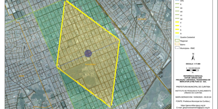 Coisas do Boqueirão: traçado de ruas reproduz a figura da bandeira brasileira