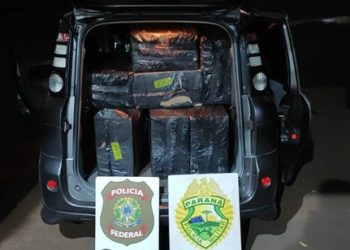PF e PM apreendem van carregada com cigarros contrabandeados em foz do iguaçu