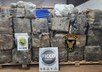 PMPR apreende mais de 1,6 tonelada de maconha em Foz do Iguaçu