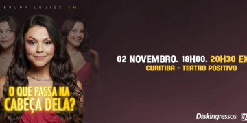 Bruna Louise apresenta novo show “O Que Passa na Cabeça Dela?” em Curitiba