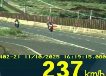 PRF flagra motocicleta a 237 km/h na BR-369