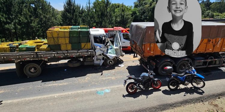 Menino de 6 anos vítima de trágico acidente no Contorno Norte é identificado