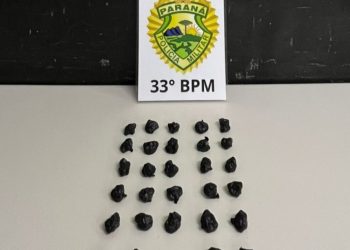 Polícia Militar prende homem com quase 500 pedras de crack no Centro de Curitiba