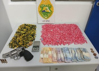 Homem é preso por violência doméstica e tráfico de drogas no Santa Quitéria