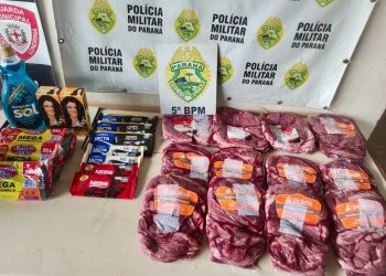 Mulher é detida após furtar picanha e chocolate em mercado