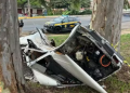 Homem morre após perder controle do carro e ser ejetado em acidente em Apucarana