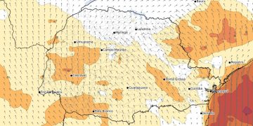Com nova frente fria, primavera mantém alternância entre chuva, sol e ventos fortes no Paraná