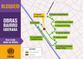 Obras do Novo Inter 2 bloqueiam cruzamento do Uberaba nesta quarta-feira