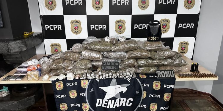 PCPR, PMPR e GCM prendem seis pessoas e apreendem mais de 26 kg de drogas em Cascavel