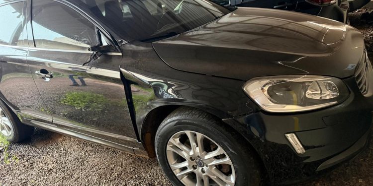 PCPR apreende veículo envolvido em acidente ocorrido na BR-277