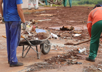 Para acelerar reconstrução, Polícia Penal coloca 89 presos para trabalhar em Rio Bonito do Iguaçu