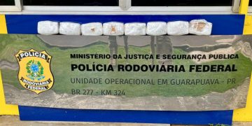 Grávida de 8 meses é detida com 8,5 kg de crack escondidos em veículo na BR-277