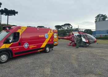 Prefeitura de Quatro Barras se manifesta em relação a acidente que deixou jovem motociclista em estado grave