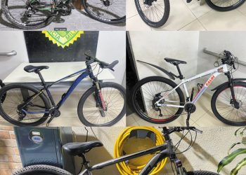 Operação “Corta Corrente” do 13° BPM prende quadrilha e recupera cinco bicicletas furtadas em Curitiba