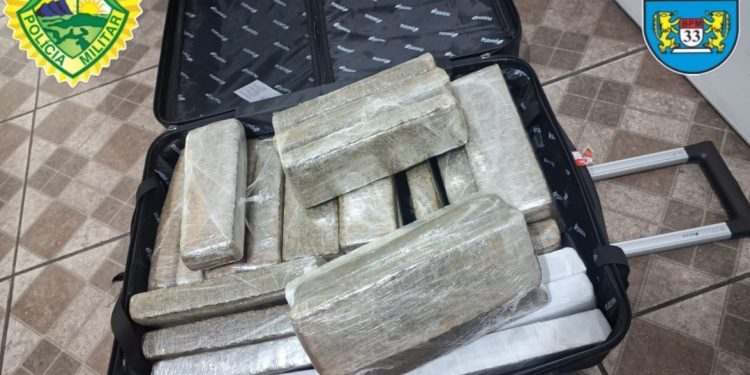 Menor é apreendida transportando mais de 23 quilos de maconha em ônibus interestadual em Curitiba