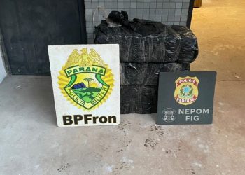 BPFRON e Polícia Federal apreendem 84 quilos de maconha em Foz do Iguaçu