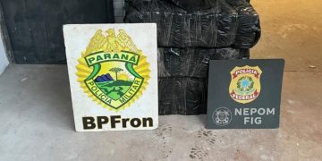 BPFRON e Polícia Federal apreendem 84 quilos de maconha em Foz do Iguaçu