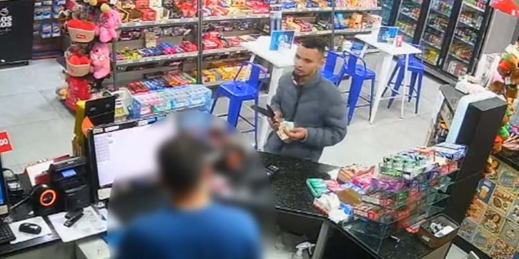 Indivíduo que assaltou posto de combustíveis é preso horas depois após ter imagem divulgada