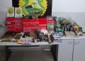 PM apreende grande quantidade de drogas, fuzil e munições em Curitiba