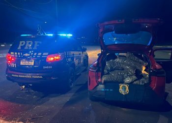 Homem é detido transportando quase 100 kg de droga na BR-277 que seria entregue em Curitiba