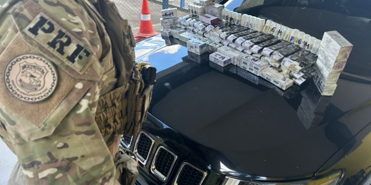 PRF apreende 850 unidades de anabolizantes transportadas em fundo falso na BR-277