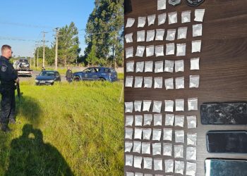 Procurado da Justiça e dois traficantes são presos pela ROMU em São José dos Pinhais