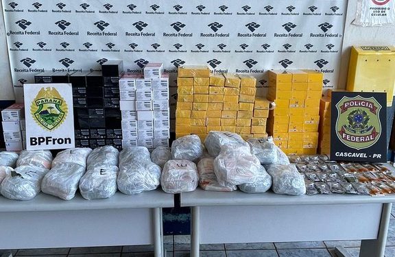 PF e BPFron apreendem veículo carregado com eletrônicos no Paraná