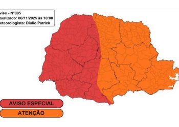 Tempestades de sexta devem ter ventos acima de 80 km/h e chuvas superiores a 50 mm