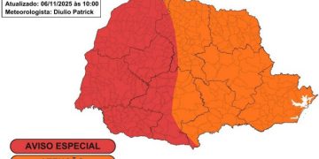Tempestades de sexta devem ter ventos acima de 80 km/h e chuvas superiores a 50 mm