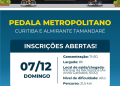 Estão abertas as inscrições para o Pedala Metropolitano gratuito entre Curitiba e Almirante Tamandaré