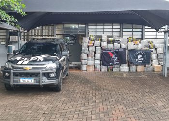 PCPR e PMPR apreendem 4 toneladas de maconha em veículo em São Miguel do Iguaçu