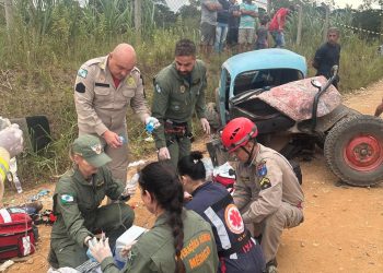 Colisão frontal deixa feridos graves na região metropolitana de Curitiba