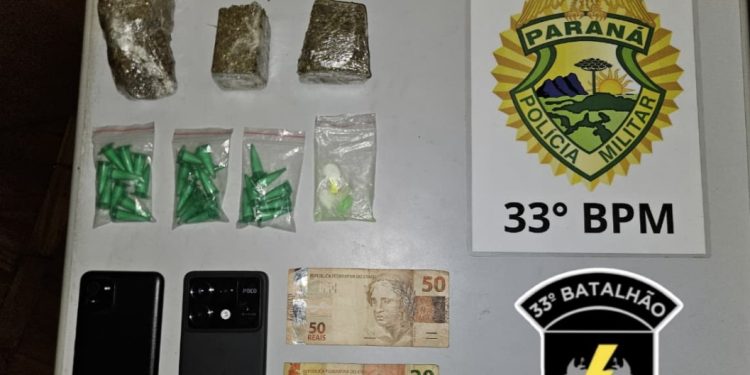 33º BPM volta a agir na Rua Trajano Reis e prende traficante com cocaína, maconha e ecstasy