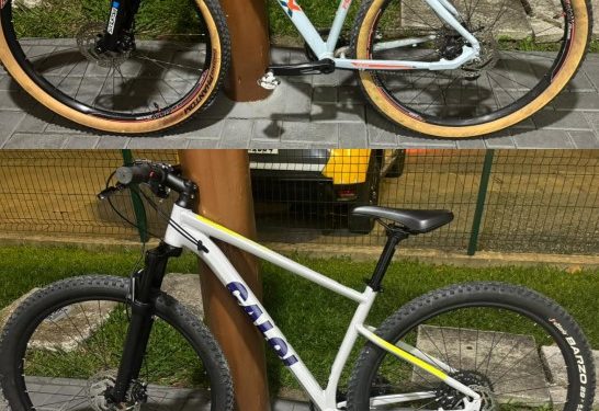 PM localiza duas bicicletas abandonadas após dupla fugir de abordagem no Parolin