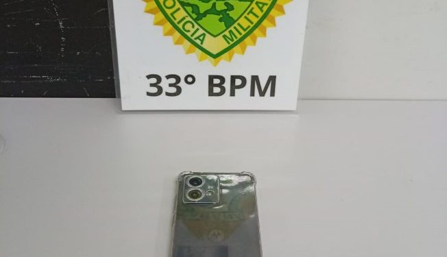 Polícia age rápido e prende ladrão de celular logo após assalto no centro