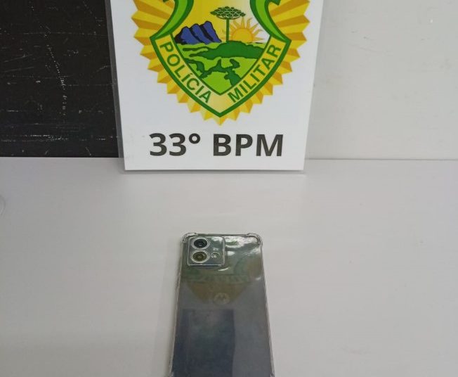 Polícia age rápido e prende ladrão de celular logo após assalto no centro