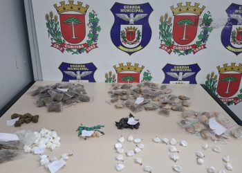 Cão farejador localiza drogas escondidas em pontos públicos na Vila Nossa Senhora da Luz