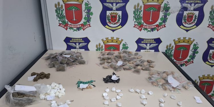 Cão farejador localiza drogas escondidas em pontos públicos na Vila Nossa Senhora da Luz