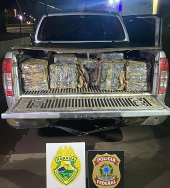 Ação integrada apreende mais de 700 quilos de maconha após perseguição