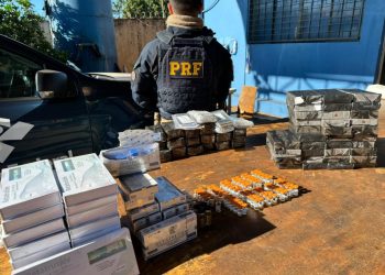 PRF apreende 210 ampolas de medicamentos de emagrecimento e 04 ampolas de anabolizantes contrabandeados, na BR-369
