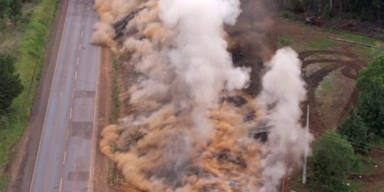 PRC-466 entre Turvo e Palmeirinha terá detonação de rochas na terça-feira