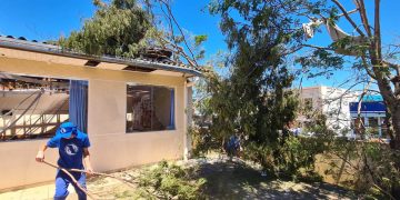 Detentos concluem limpeza e reparos em prédios públicos de Rio Bonito do Iguaçu