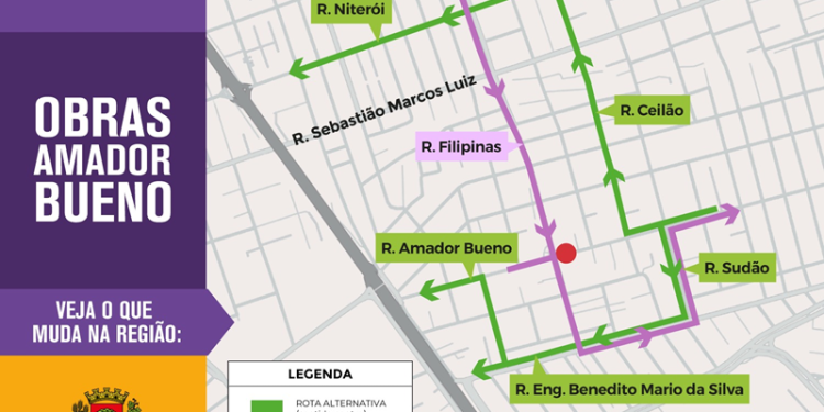 Ruas no Cajuru serão interditadas para obras de pavimentação do BRT Leste/Oeste