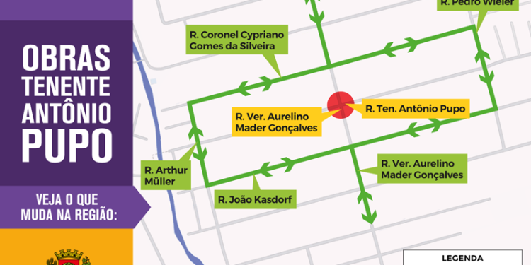 Com bloqueio total no trânsito, macrodrenagem no Xaxim avança para fase final