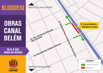 Construção de muro de gabião no Canal Belém exige bloqueio de trânsito nesta sexta-feira no Hauer