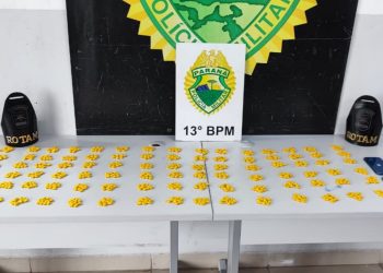 ROTAM apreende quase 1000 comprimidos de ecstasy e indivíduo oferece R$ 20 mil aos policiais