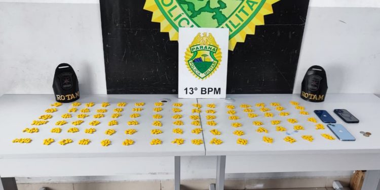 ROTAM apreende quase 1000 comprimidos de ecstasy e indivíduo oferece R$ 20 mil aos policiais