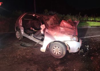 Colisão frontal na Rodovia dos Minérios deixa um morto e cinco feridos em Almirante Tamandaré