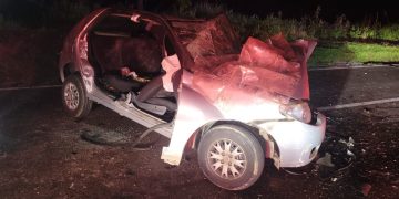 Colisão frontal na Rodovia dos Minérios deixa um morto e cinco feridos em Almirante Tamandaré
